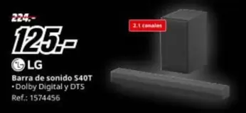 LG - Barra De Sonido $40t