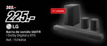 LG - Barra De Sonido S60tr