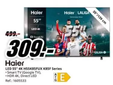 Haier - Led 55" 4k H55k85fux K85f Series