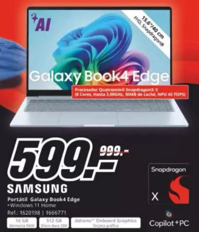 Samsung - Galaxy Book 4 Edge
