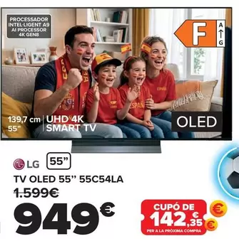 LG - TV Oled 55" 55C54LA