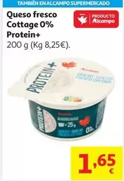 Alcampo - Queso Fresco Cottage 0% Protein+ 