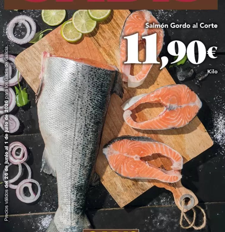 Galicia - Salmón Gordo Al Corte