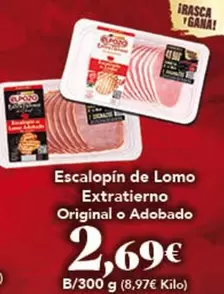 Escalopín De Lomo Extratierno Original O Adobado
