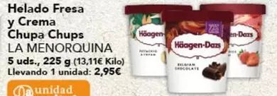 La Menorquina - Helado Fresa Y Crema Chupa Chups