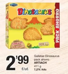 Artiach - Galletas Dinosaurus Pack Ahorro