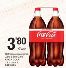 Coca-Cola - Refresco Cola Original, Zero O Zero Zero