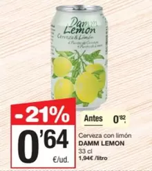 damm - Cerveza Con Limon