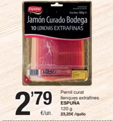 Espuña - Pernil Curat Llenques Extrafines
