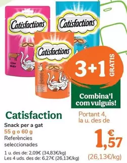Catisfactions - Snack Para Gato 