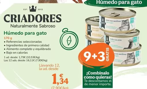 Criadores - Humedo Para Gato
