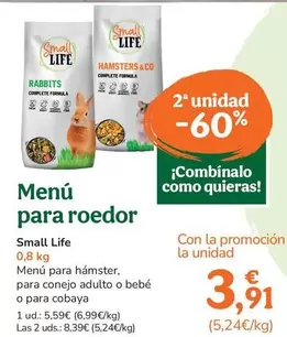 Small Life - Menu Para Roedor