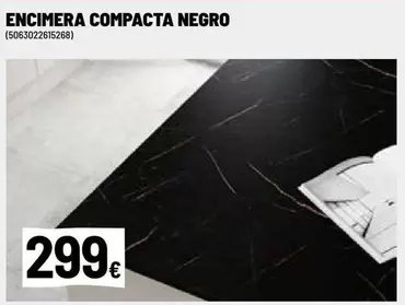 Encimera Compacta Negro