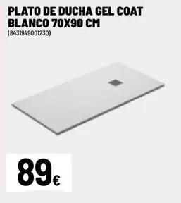 Blanco - Plato De Ducha Gel Coat  70x90 Cm