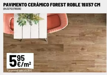 forest - Pavimento Cerámico Forest Roble 19x57 Cm