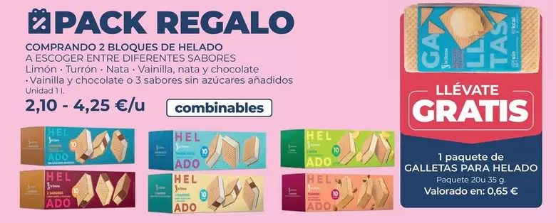 mata - 1 Paquete De Galletas Para Helado