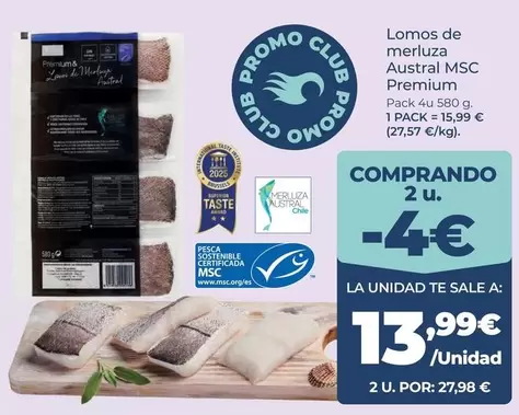 Premium - Lomos De Merluza Austral Msc