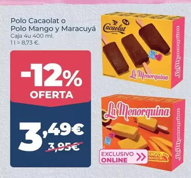 Cacaolat - Polo  O Polo Mango Y Maracuya