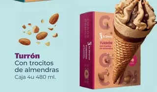 La Sirena - Turrón Con Trocitos De Almendras