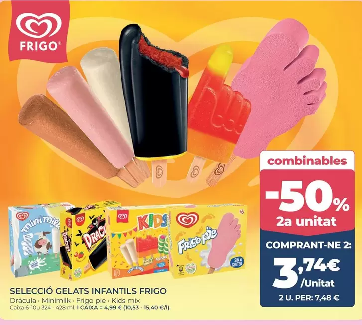 Frigo - Seleccio Gelats Infantils