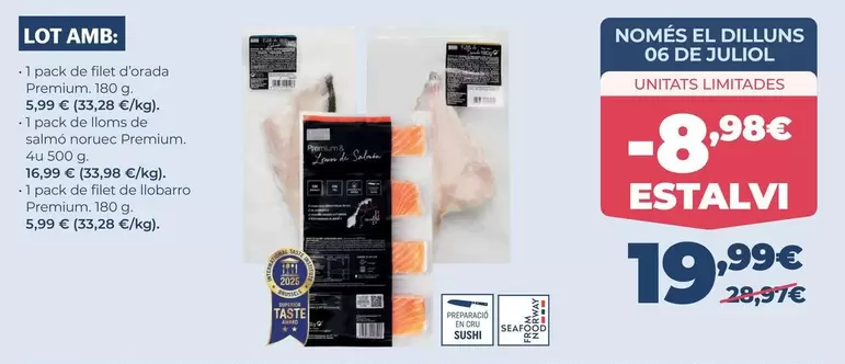 Premium - Pack De Filet De Torrada