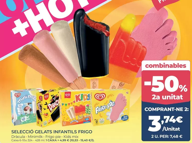 Frigo - Seleccio Gelats Infantils