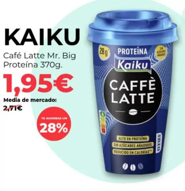Kaiku - Café Latte Mr. Big Proteina
