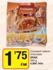 Spar - Croissant Relleno Chocolate