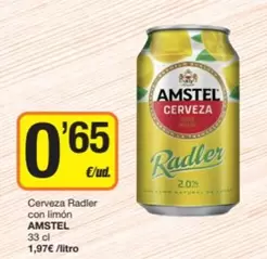 Amstel - Cerveza Radler Con Limon