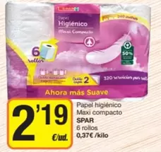 Spar - Papel Higiénico Maxi Compacto