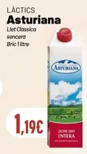 La Asturiana - Llet Classica Sencera