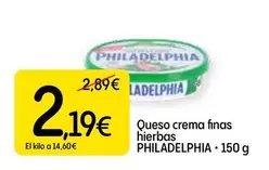 Philadelphia - Queso Crema Finas Hierbas