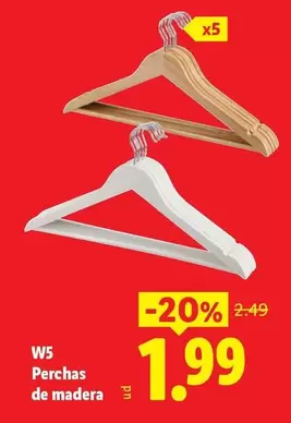 W5 - Perchas De Madera