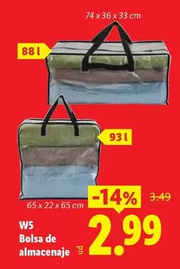 W5 - Bolsa De Almacenaje