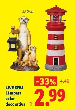 Livarno - Lampara Solar Decorativa