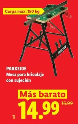 Parkside - Mesa Para Bricolaje Con Sujecion