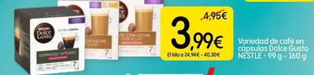 Nestlé - Variedad De Café En Crosulas Dolce Gusto