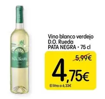 Pata Negra - Vino Blanco Verdejo D.o. Rueda