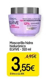 Elvive - Mascarilla Hidra Hialurónico