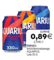 Aquarius - Refresco Limon/laranxa/Pexego