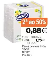 Nicky - Panos De Mesa Limon