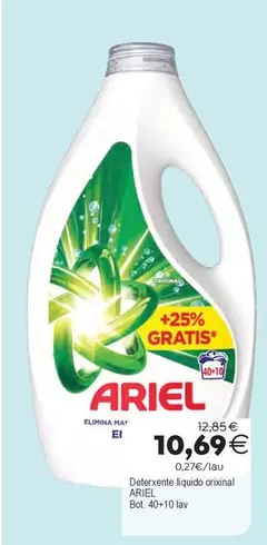 Ariel - Deterxente liquide extrafibra