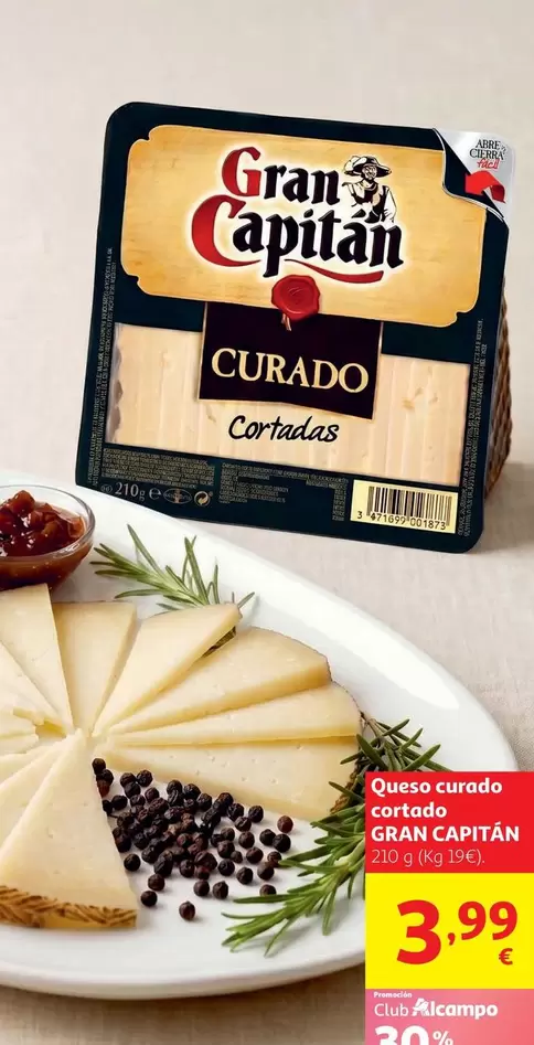 Queso Semi Cortado Gran Capitan 230g