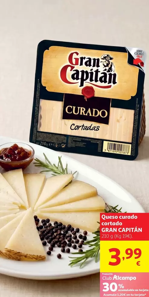 Queso Semi Cortado Gran Capitan 230g                        