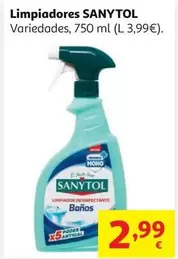 Limpiador Baños Sanytol 750 Ml