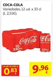 Refresco Coca-Cola Lata Pack 12x33 Cl