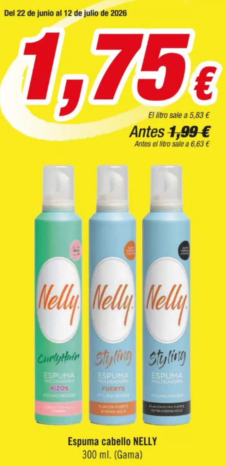 Nelly - Espuma Cabello
