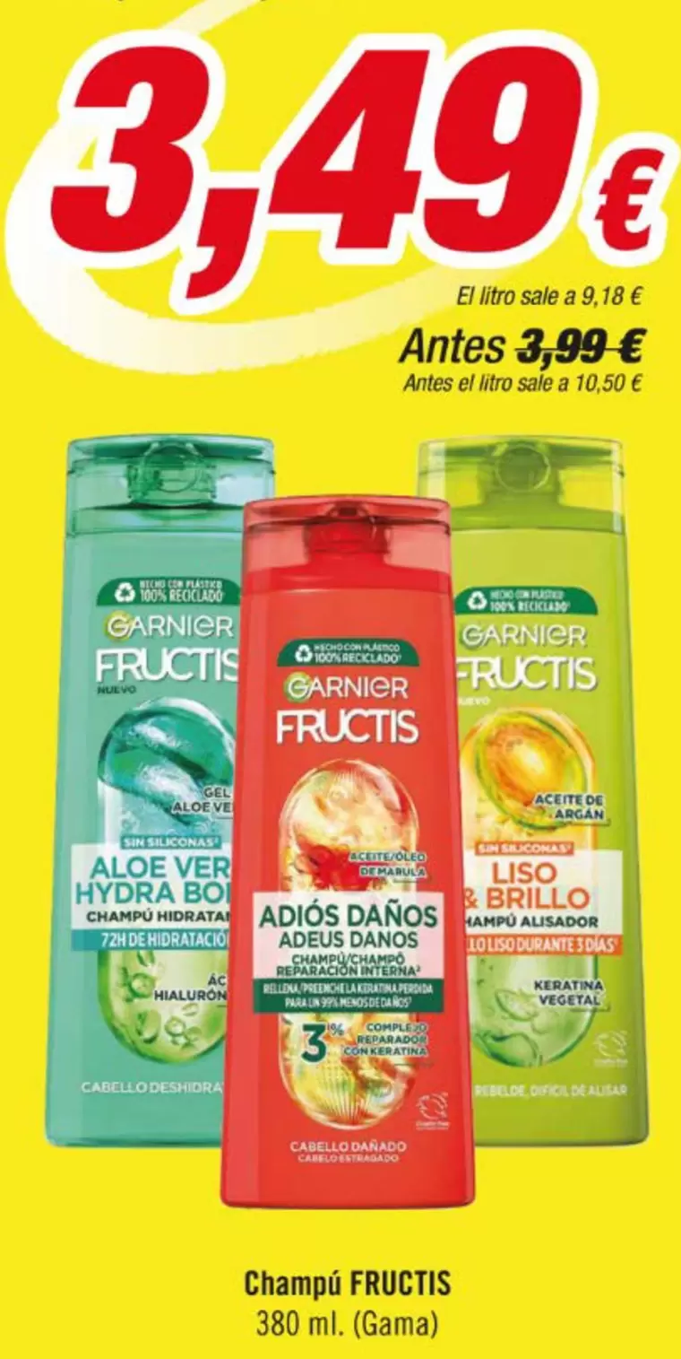 Garnier - Champú Fructis