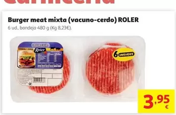 Roler - Burger Meat Mixta (vacuno-cerdo)