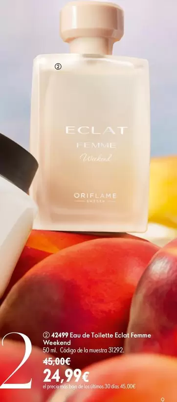 Oriflame - 42499 Eau De Toilette Eclat Femme Weekend